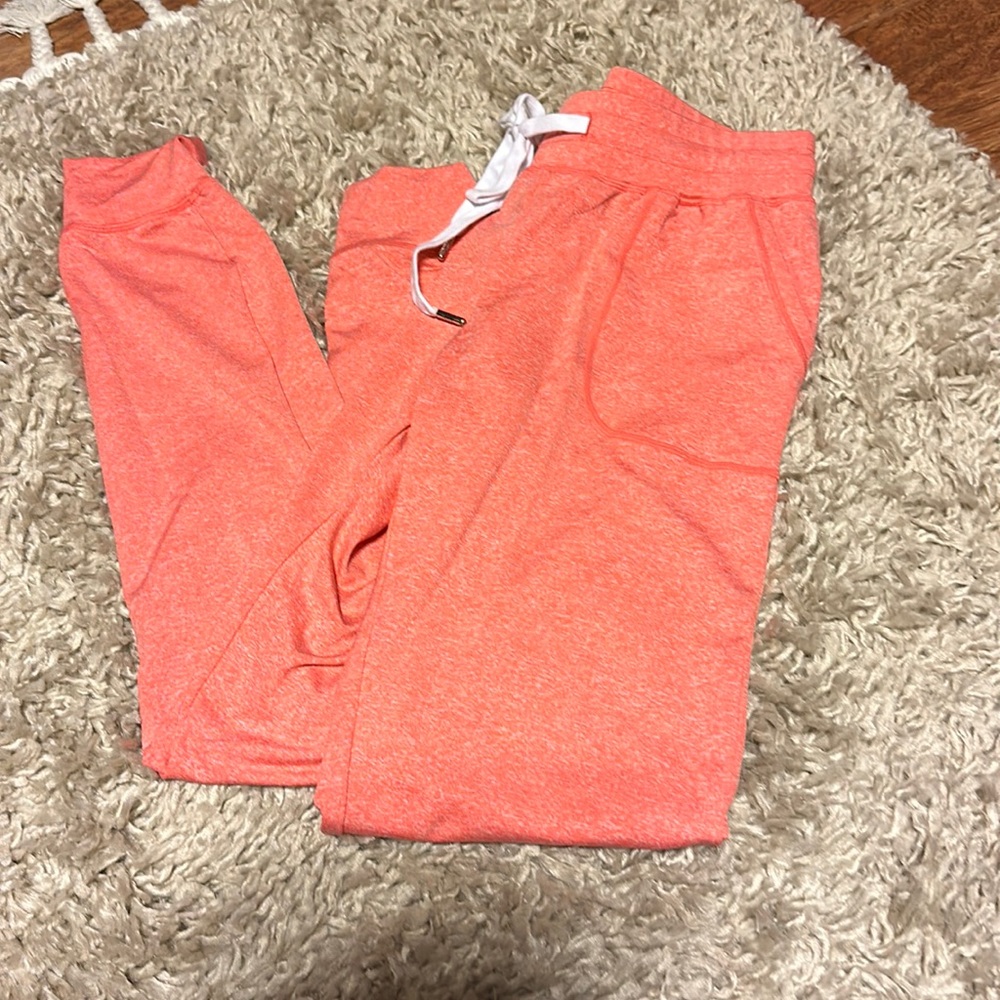 ZYIA tangerine cozy joggers size small
